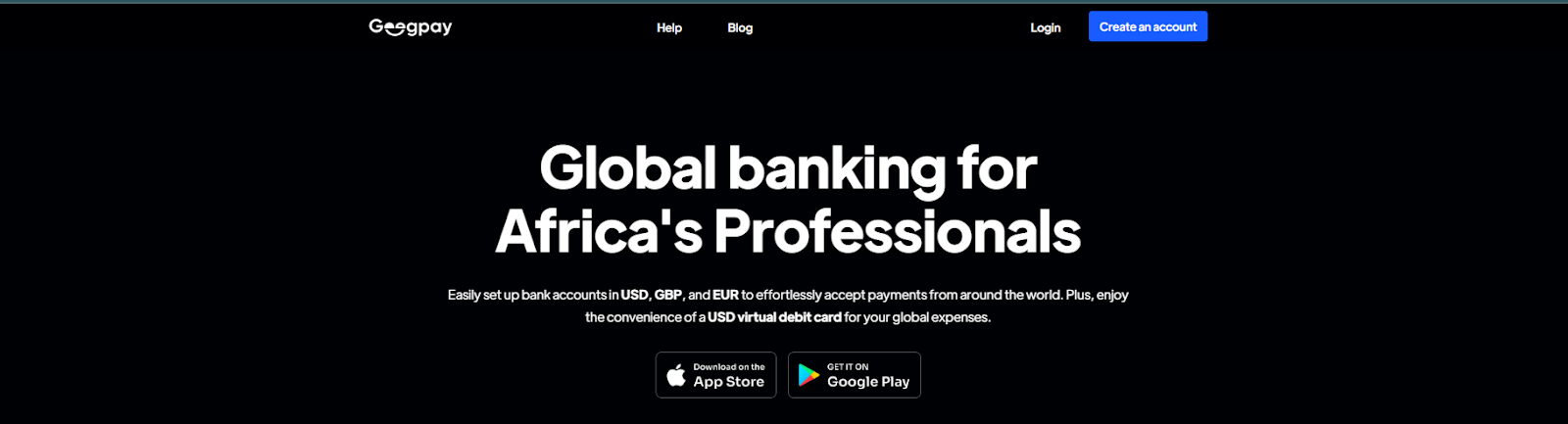 Geegpay homepage